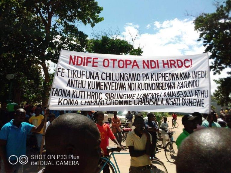 Mangochi Residents Commends Police For HRDC Arrests