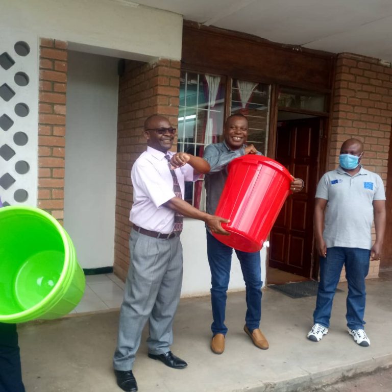 Covid-19: Grand Palace Hotel Donates Hand Washing Equipment to Mzuzu City Council
