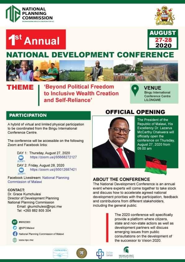 Malawi to Hold Inaugural Development Conference