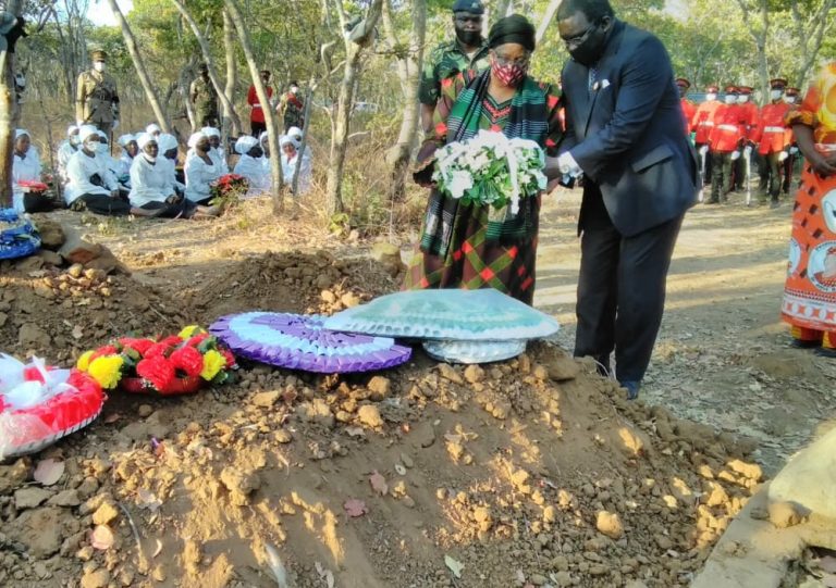 Kachaje Laid To Rest,  Accorded Military Honours