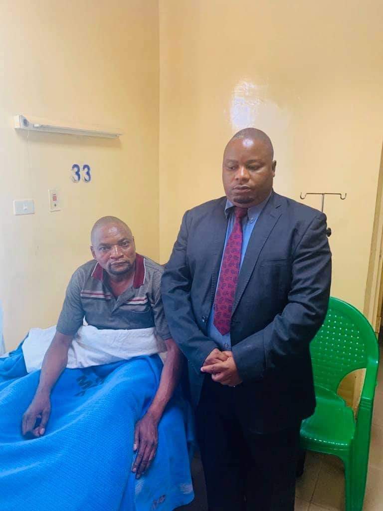 Nankhumwa Cheers  Mzomera Ngwira in Hospital