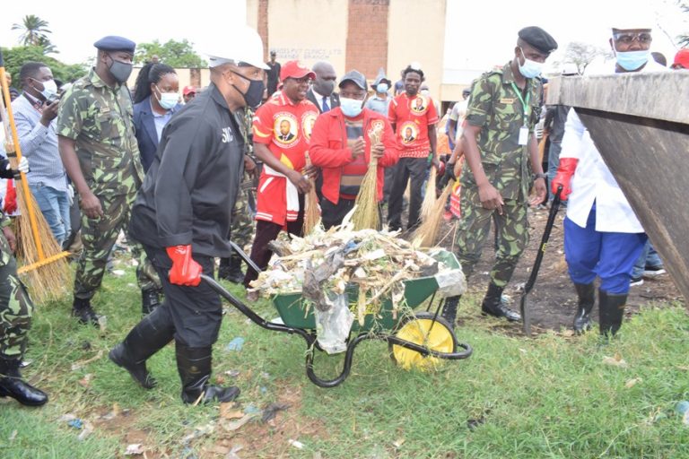 Chilima Calls For Collective Action In Clean Up Exercise