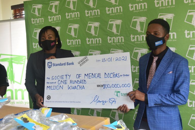 TNM Donates K100 million Towards Covid-19 Fight
