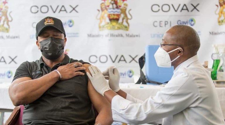 Veep Chilima Urges Malawians To Embrace COVID-19 Vaccine