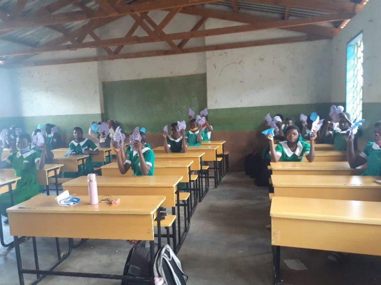 Umodzi Youth Organization Donates Reusable Sanitary Pads To BT School…Pupils Thrilled