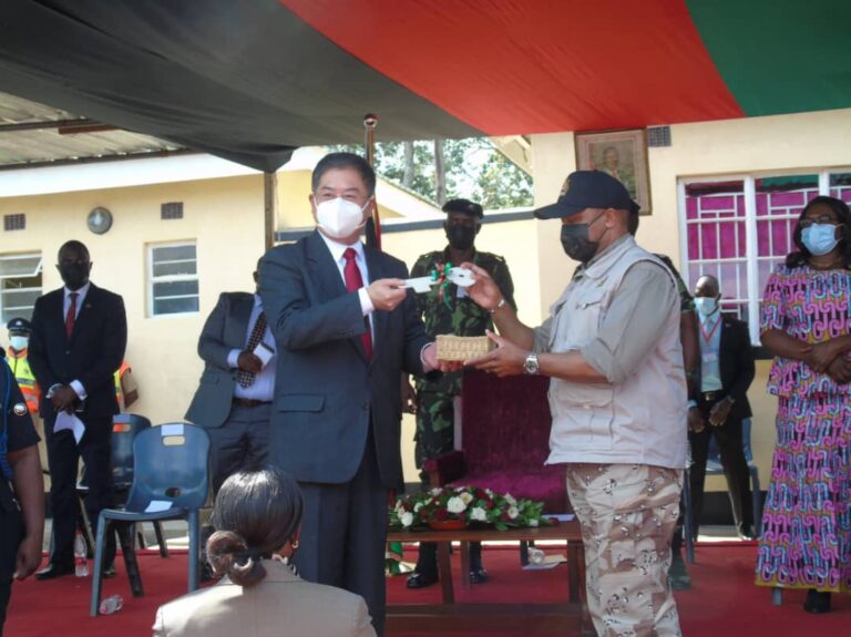 VP Chilima Commends Chinese Govt For Constructing Magnificent Nsipe Police Post
