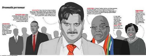 Of Chakwera, Bank of Baroda, Gupta Family, Zuma