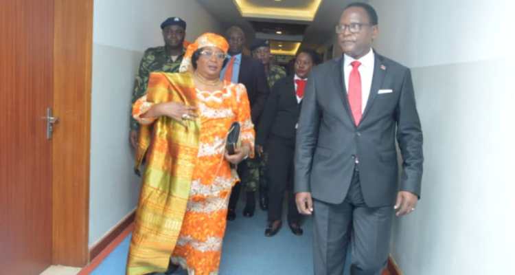Malawi President Lazarus Chakwera Shun Mwai Kibaki’s Funeral…Delegates Ex-President Joyce Banda