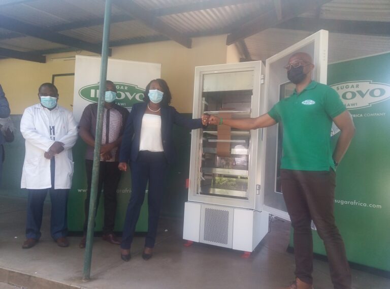 Illovo Sugar Malawi Hands Over Blood Bank Fridge Worth MK13.1 Million to Lowershire