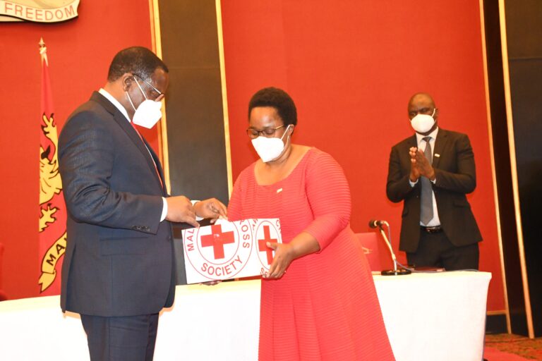 President Chakwera Inaugurates Flag Week, Donates MK 2 Million to Malawi Red Cross