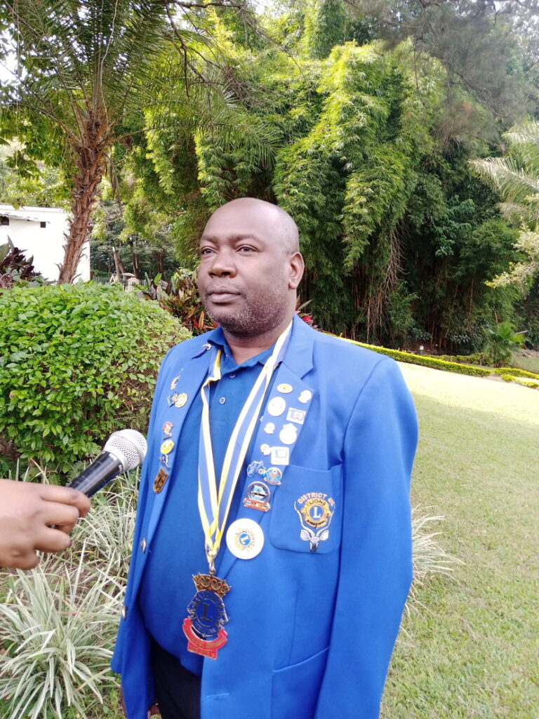 New Lions Club District 412B Governor Lion Kam’mayani for Charity