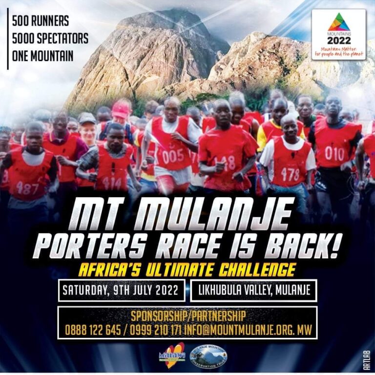 All Set for Mulanje Porters Race Slated for July 9