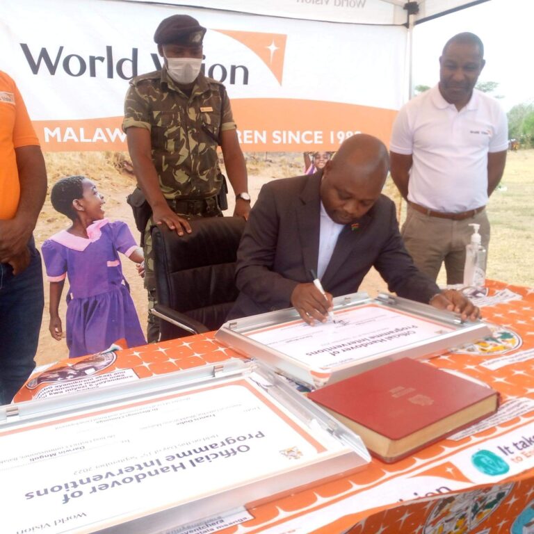 World Vision Malawi hailed for child protection, livelihood resilience programs