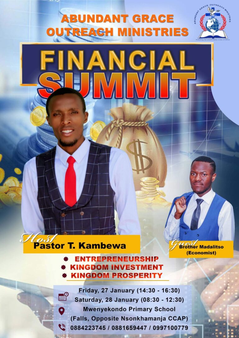 Abundant Grace Outreach Ministry’s Financial Summit to Create More Millionaires