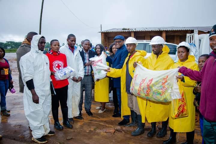 GOOD SAMARITAN: Benedicto Bena Nkhoma donates items worth MK 2 Million to Cyclone Survivors