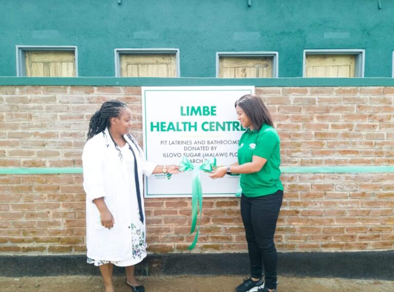 Illovo hands over pit latrines, bathrooms to Limbe Health Centre
