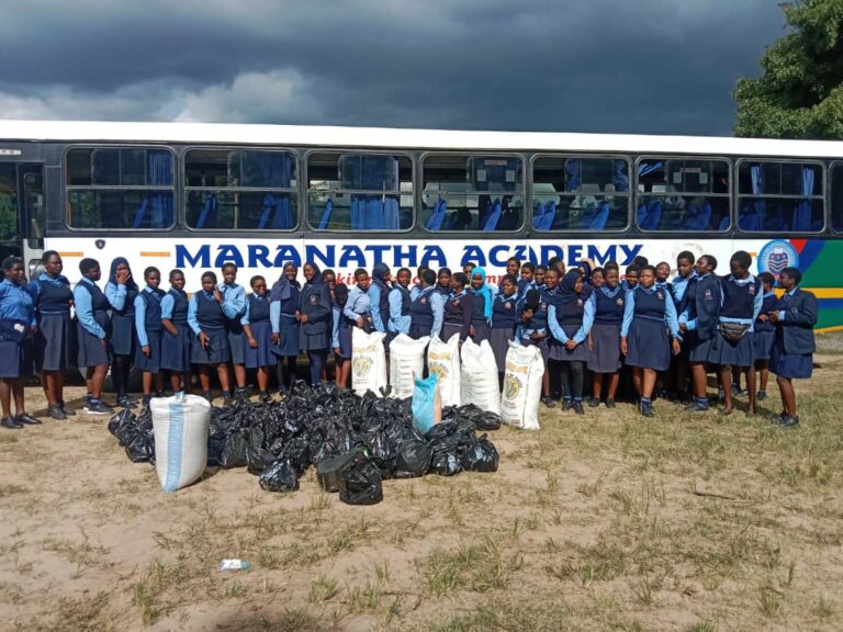 REACH OUT AND TOUCH: Maranatha Academy girls donate to Cyclone Freddy Victims in Machinjiri