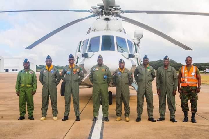 ZAMBIA AIR FORCE HELICOPTER TAKES OFF FOR MALAWI SEARCH AND RESCUE