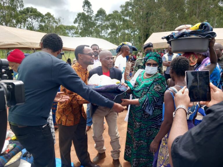 Good Samaritan JB Donates Assorted Items to Freddy Victims in Thyolo Central, MP Ben Phiri appreciates gesture