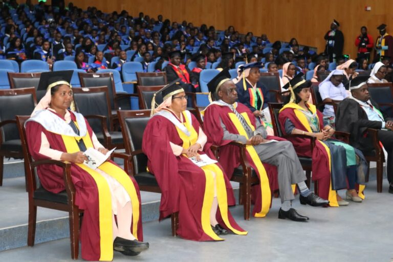 DMI St. John the Baptist University graduates 1002…Minister of Education Excited  