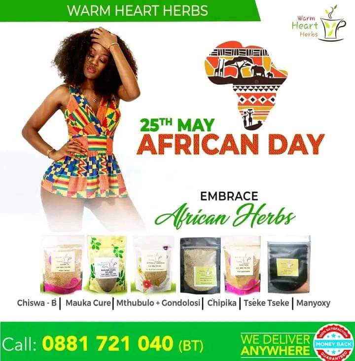 AFRICA DAY: Warm Heart Herbs urges Malawians embrace Tseketseke, Gondolosi