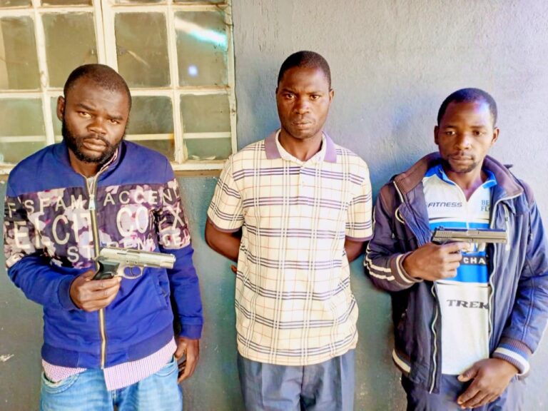 Two loaded guns seized, Three men arrested in Lilongwe