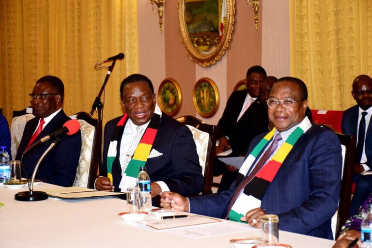 Malawi President Chakwera, Zimbabwe leader Emmerson Mnangagwa hold bilateral talks in Lilongwe