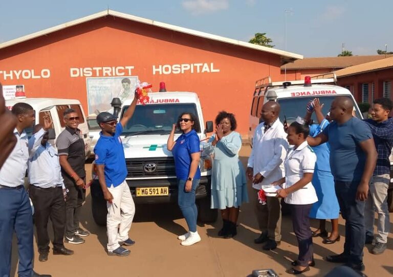 Philanthropist K Motors, Chibuku Products rescue Thyolo: Handover Four Refurbished Ambulances