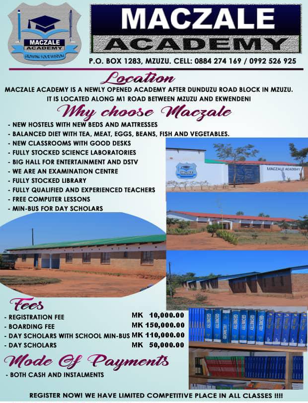 Maczale Academy; probably the best boarding school in Mzuzu