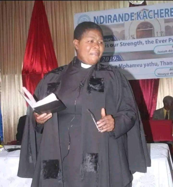 CCAP Cleric Rev Edna Navaya’s burial on Tuesday