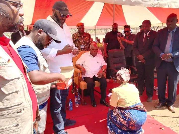 Bakili Muluzi hands over houses to Cyclone Freddy survivors in Phalombe