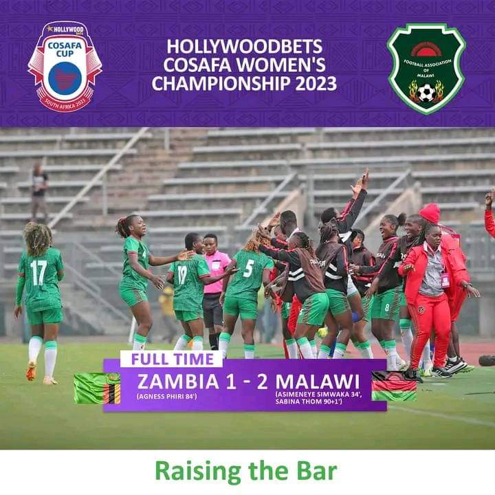 Times 360 Malawi on X: #TheDailyTimes back page: Malawi National Football  Team took a giant step towards qualifying for the semifinals of the 2023  Hollywoodbets Cosafa Cup following a 2-0 victory over