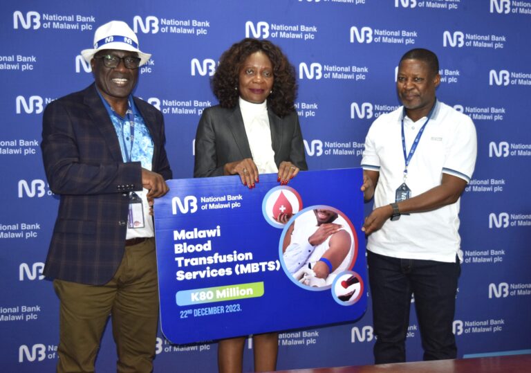 NBM gives MBTS K80 million for blood bank fridges
