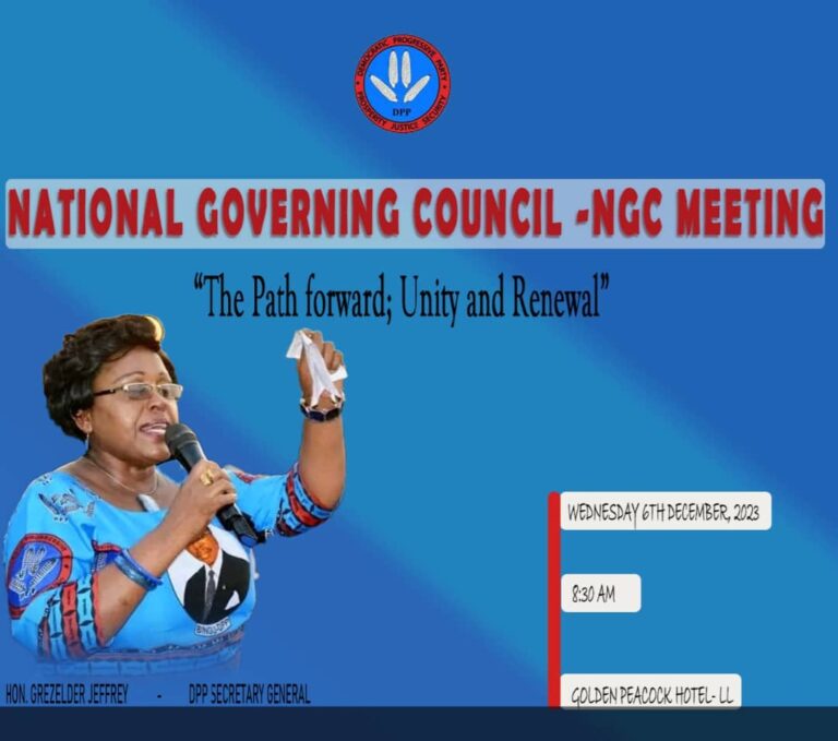 DPP NGC meeting on tomorrow: “we are upholding court order”- says SG Jefu wa Jefu